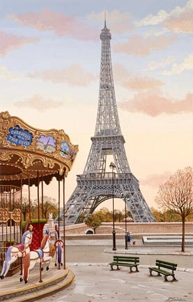 Liudmila Kondakova Carousel A La Tour Eiffel 