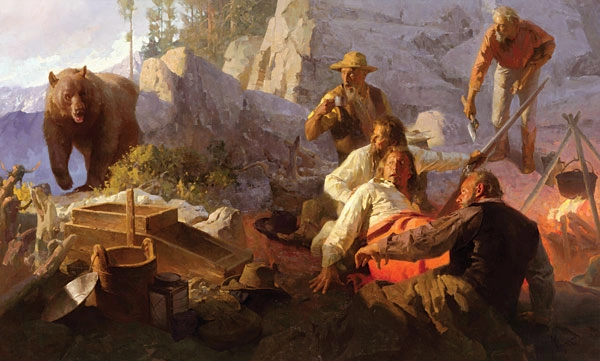 Mian Situ The Intruder Angels Camp California 1849 Canvas