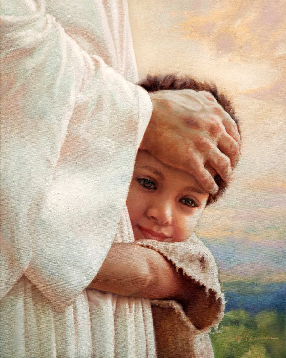 Mark Missman I Am A Child Of God Hand-Embellished Giclee on Canvas
