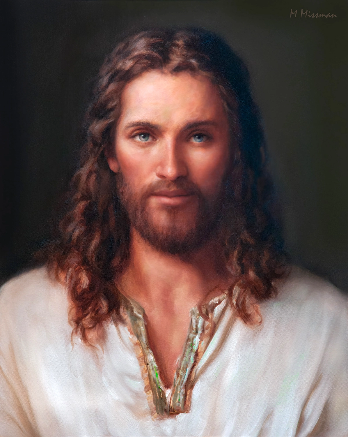 Mark Missman Jesus Of Nazareth Hand-Embellished Giclee on Canvas