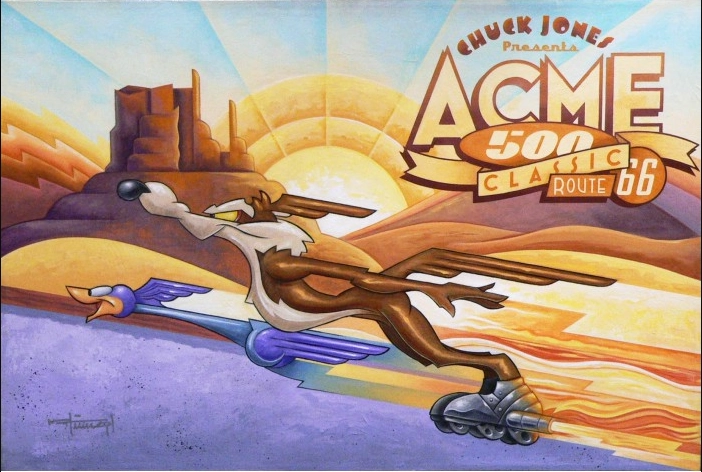 Mike Kungl Acme 500 Giclee On Canvas