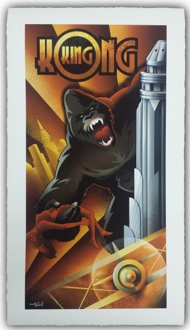 Mike Kungl King Kong Deluxe Giclee On Paper