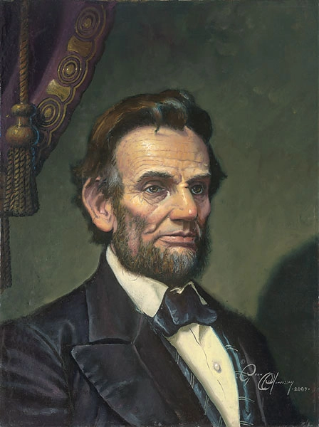 Dean Morrisey Study for Abraham Lincoln The Great Emancipator Canvas