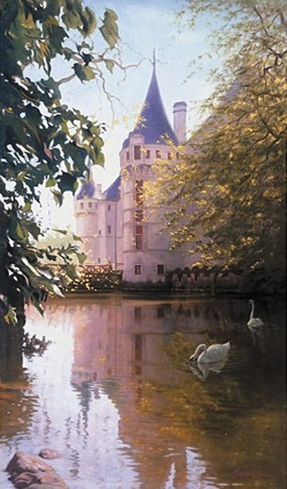 Arian Le Chateau Giclee On Canvas