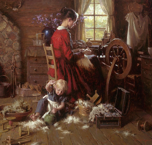 Morgan Weistling A Helping Hand Artist Proof Master Works Canvas