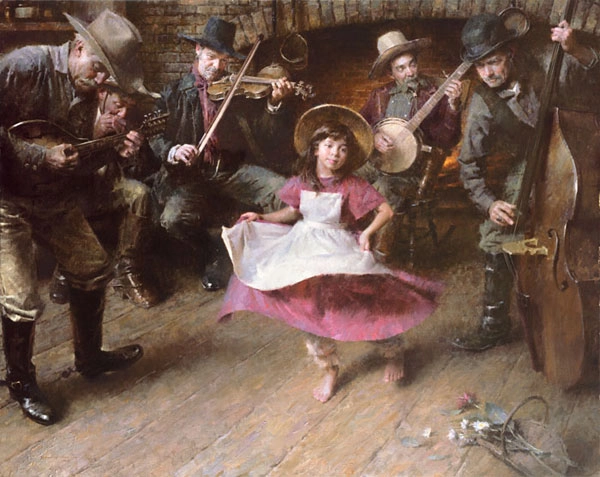 Morgan Weistling The Dance Artist Proof Master Works Edition On Canvas