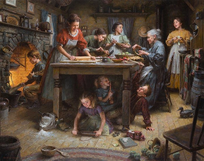 Morgan Weistling Family Traditions MASTERWORK Artist Proof On Canvas