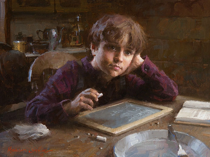Morgan Weistling The Daydreamer ARTIST PROOF SMALLWORK CANVAS EDITION Giclee On Canvas