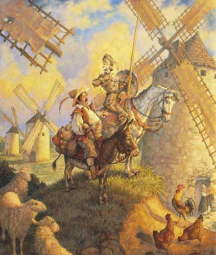 Scott Gustafson Don Quixote Limited Edition Print 