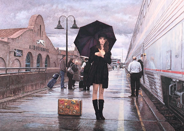 Steve Hanks There Are Places to Go Giclee On Paper Artist Proof