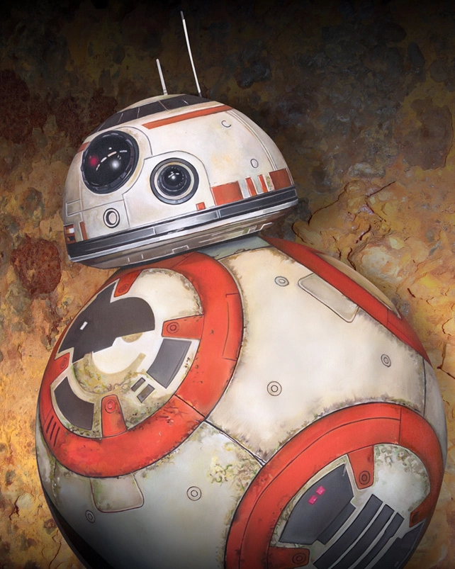 Kevin Graham BB-8 Giclee On Canvas