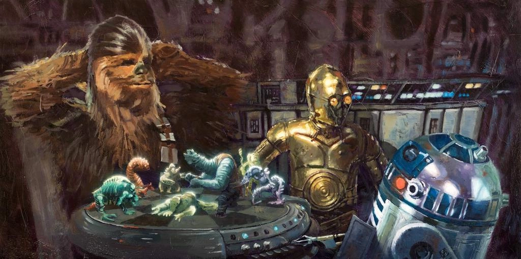 Christopher Clark Let the Wookiee Win Giclee On Canvas
