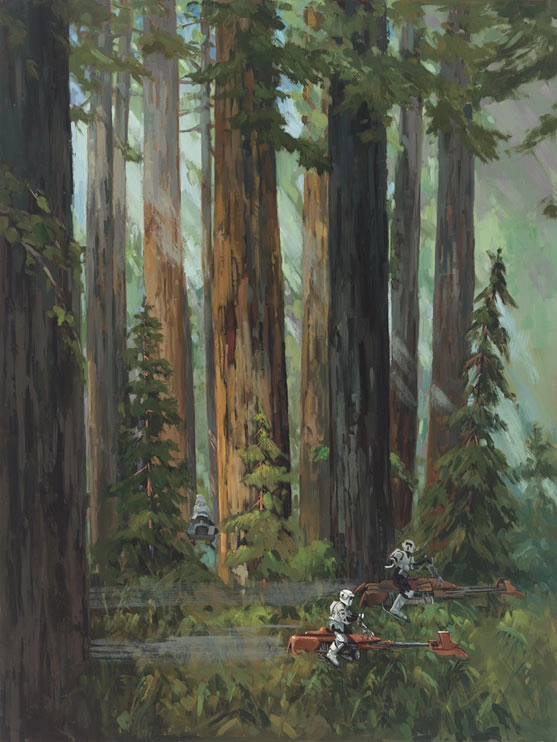 Line Tutwiler Forest Pursuits Giclee On Canvas