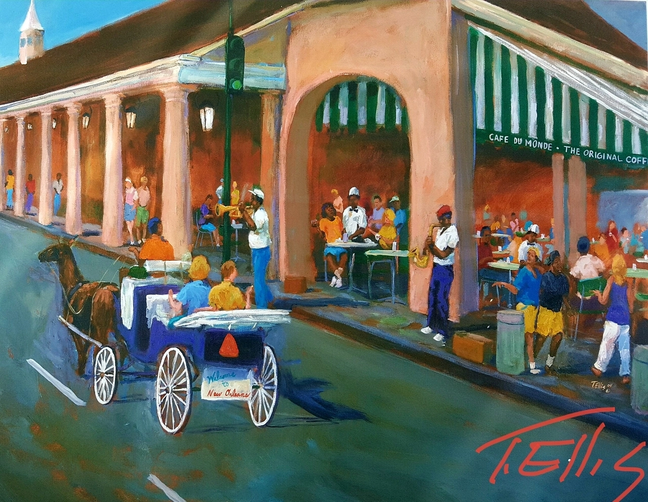 Ted Ellis Sweet on the Big Easy Giclee On Paper