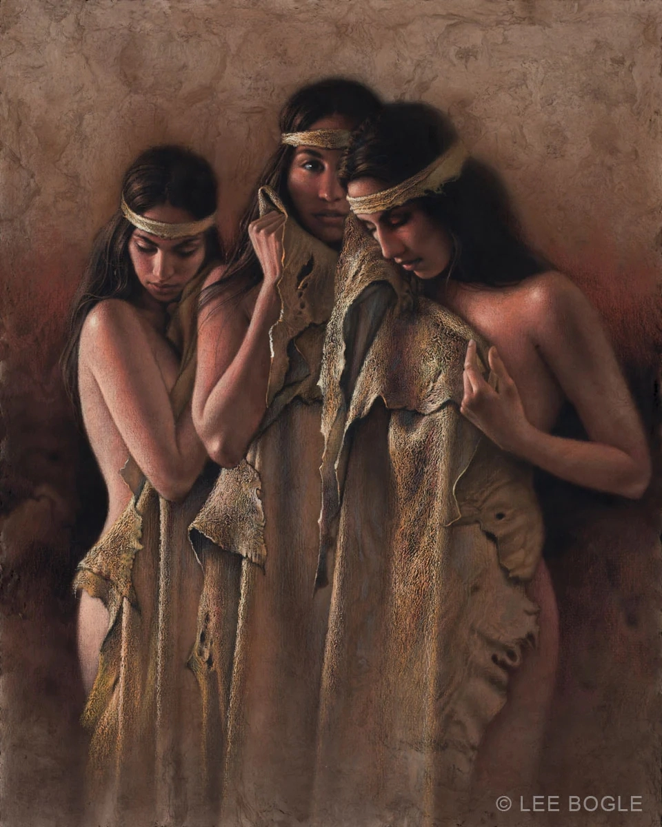 Lee Bogle The Bathers Giclee On Canvas