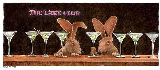 Will Bullas The Hare Club... Limited Edition Canvas