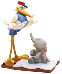WDCC Disney Classics Dumbo Mr Stork And Dumbo Bundle Of Joy 