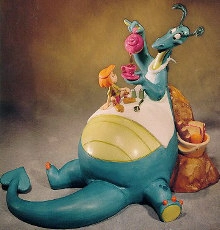 WDCC Disney Classics The Reluctant Dragon Reluctant Dragon The More The Merrier Porcelain Figurine