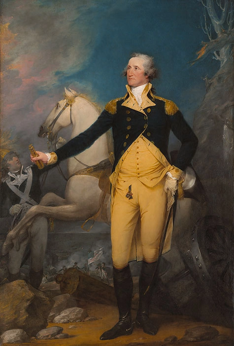 John Trumbull General George Washington at Trenton Giclee On Canvas
