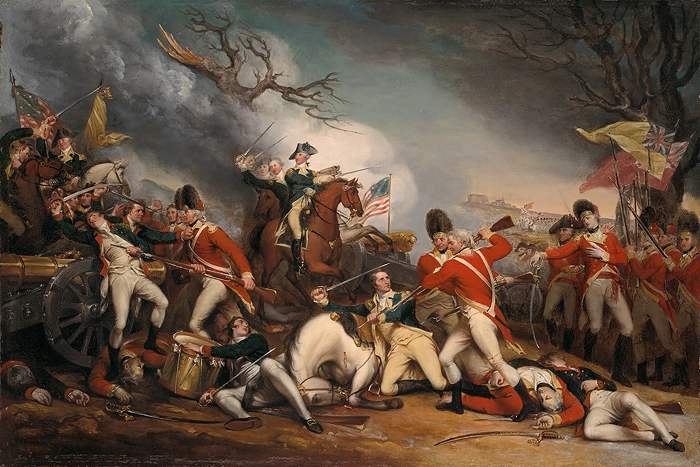 John Trumbull The Death of Genreal Mercer at the Battle of Princeton Giclee On Canvas