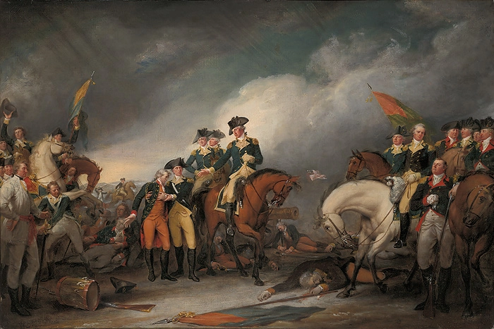 John Trumbull The Capture of the Hessians at Trenton, December 26, 1776 Giclee On Canvas