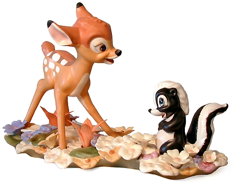 WDCC Disney Classics Bambi & Flower He Can Call Me A Flower 