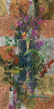 James Coleman A Fairy's Reflection Giclee On Canvas