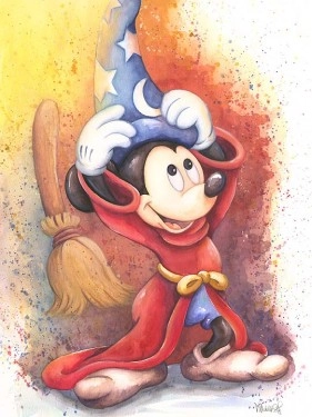 Michelle St Laurent Perfect Fit - From Disney Fantasia Giclee On Canvas