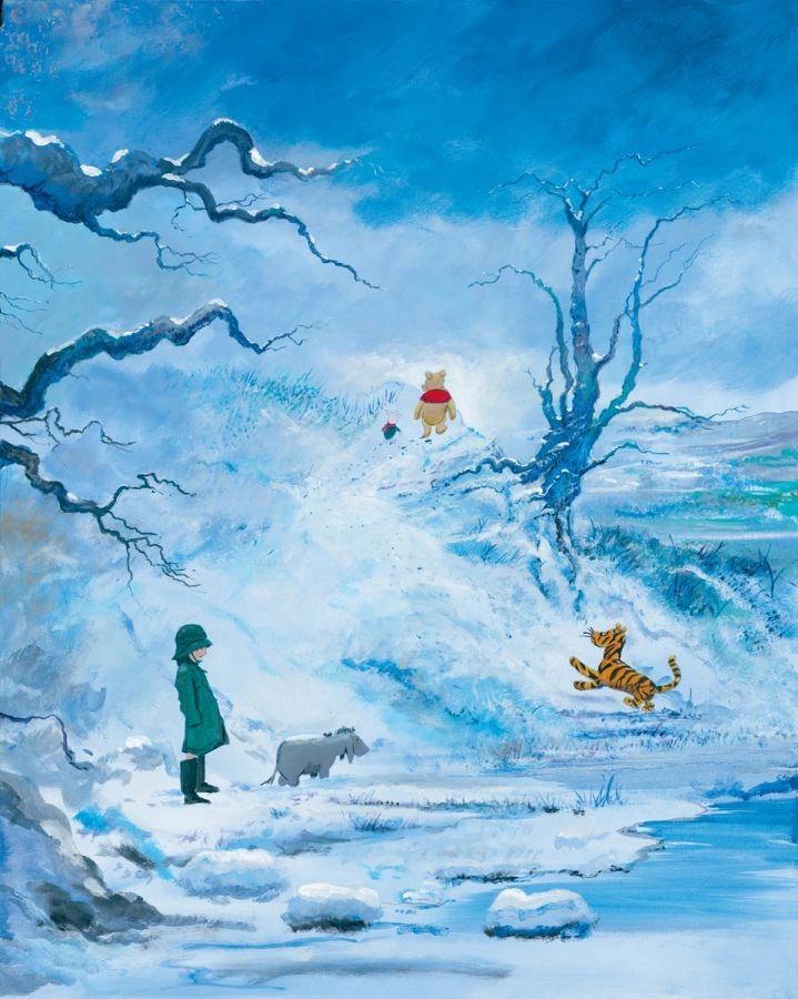 Peter / Harrison Ellenshaw Winter - From Disney Winnie the Pooh Giclee On Canvas