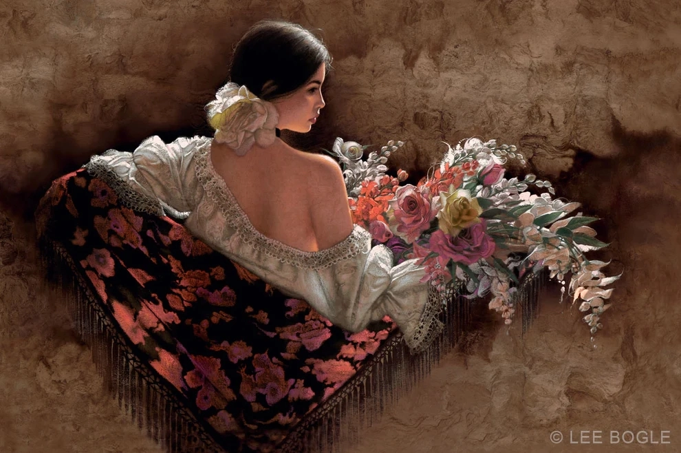 Lee Bogle Flores De La Elegancia Giclee On Canvas