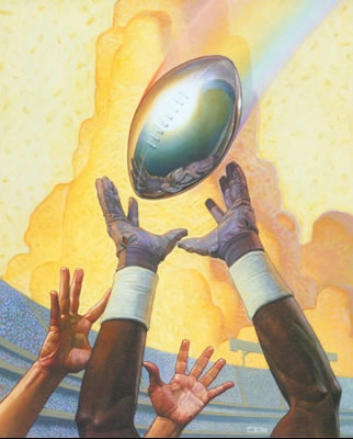 Thomas Blackshear Super Bowl XXXVII Commemorative Poster 