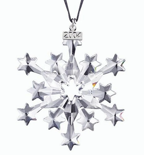 Swarovski Crystal 2004 Swarovski  Star Ornament 