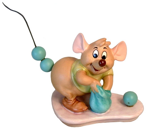 WDCC Disney Classics Cinderella Gus You Go Get Some Trimming Porcelain Figurine