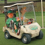 Guillermo Forchino The Next Hole Golf Cart Comical Art Figurines