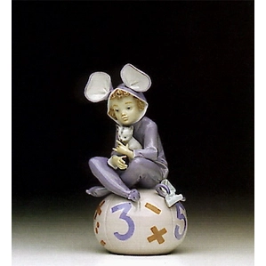 Lladro Loving Mouse 1992-96 Porcelain Figurine