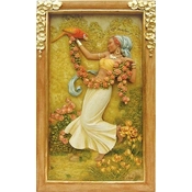 Ebony Visions - Rose Beauty Relief Wall Panel